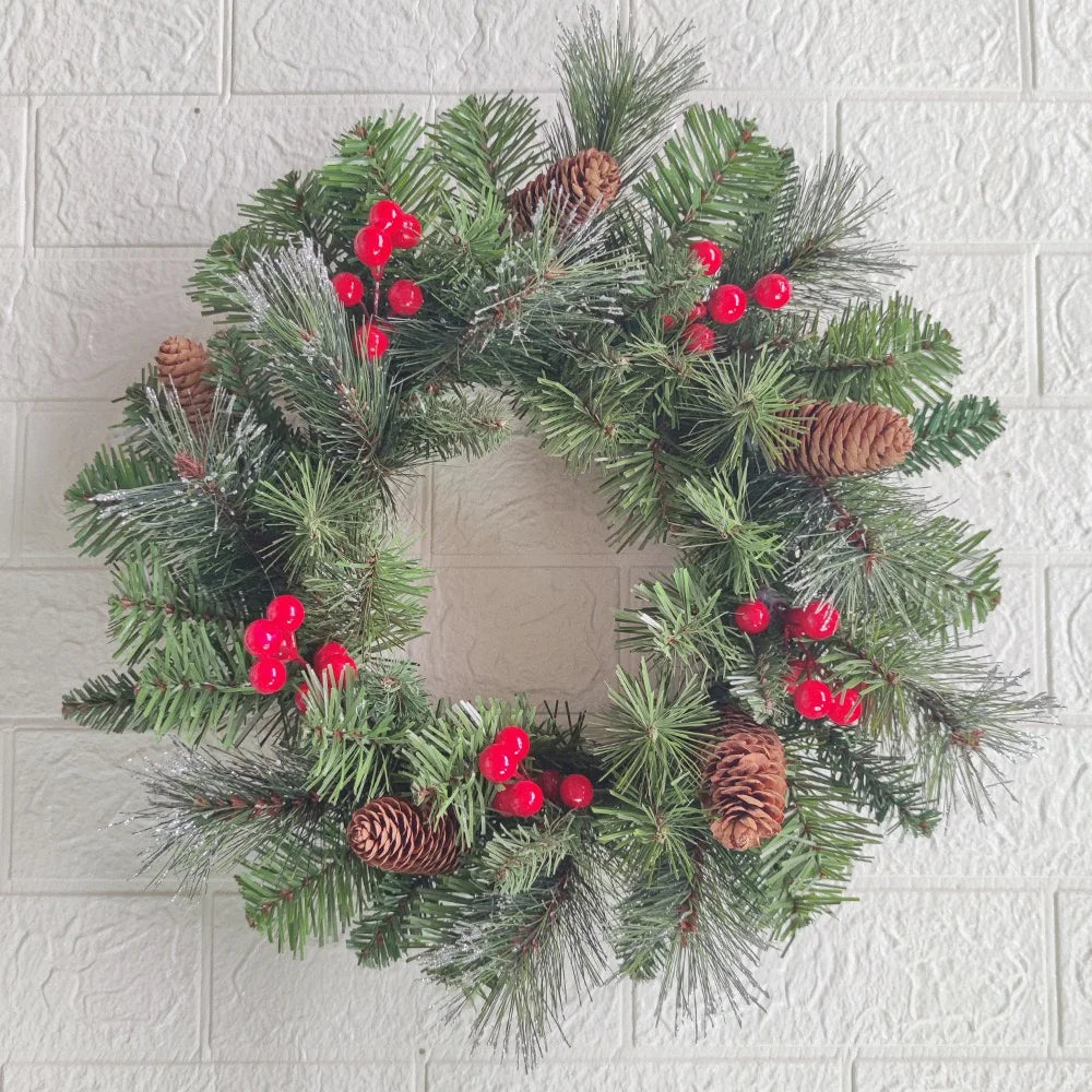 Artificial Christmas Garland Wreath for Home Decoration