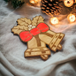 Christmas Bells Wooden Christmas Decoration - Home Decor