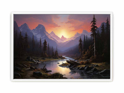 Sunrise Landscape  Canvas Art Print-5