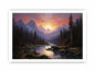 Sunrise Landscape  Canvas Art Print-8