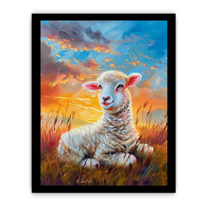 Baby Sheep Canvas  Art Print-7